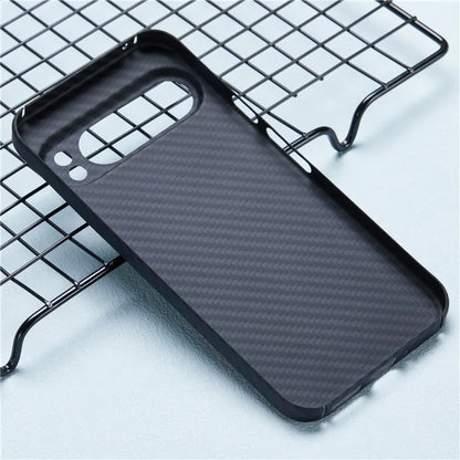 For Google Pixel 9 Pro Case 1500D Coarse Texture Aramid Fiber Precise Lens Cutout Phone Shell