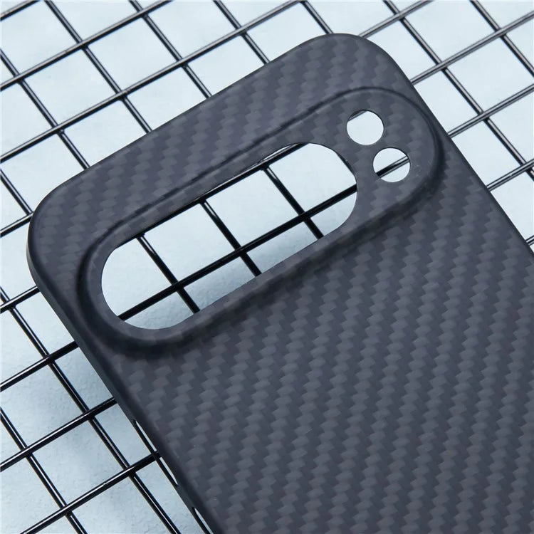 For Google Pixel 9 Pro Case 1500D Coarse Texture Aramid Fiber Precise Lens Cutout Phone Shell