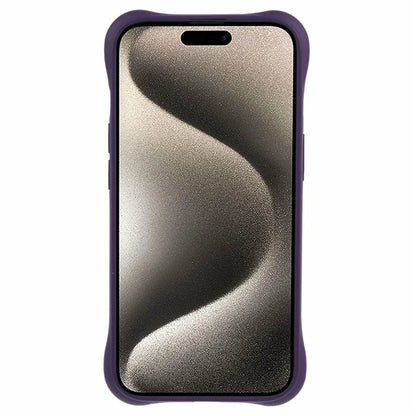 For iPhone 15 Plus Case Fiber Lining Rubberized TPU Phone Cover Compatible with MagSafe