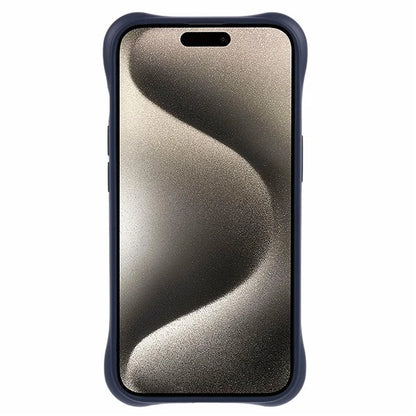For iPhone 15 Plus Case Fiber Lining Rubberized TPU Phone Cover Compatible with MagSafe