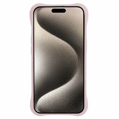 For iPhone 15 Magnetic TPU Case Compatible with MagSafe Fiber Lining Rubberized Phone Cover