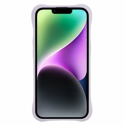 For iPhone 14  Magnetic Case Fiber Lining Drop-proof Soft TPU Phone Cover