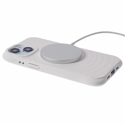 For iPhone 13 Case Compatible with MagSafe Fiber Lining Phone TPU Cover