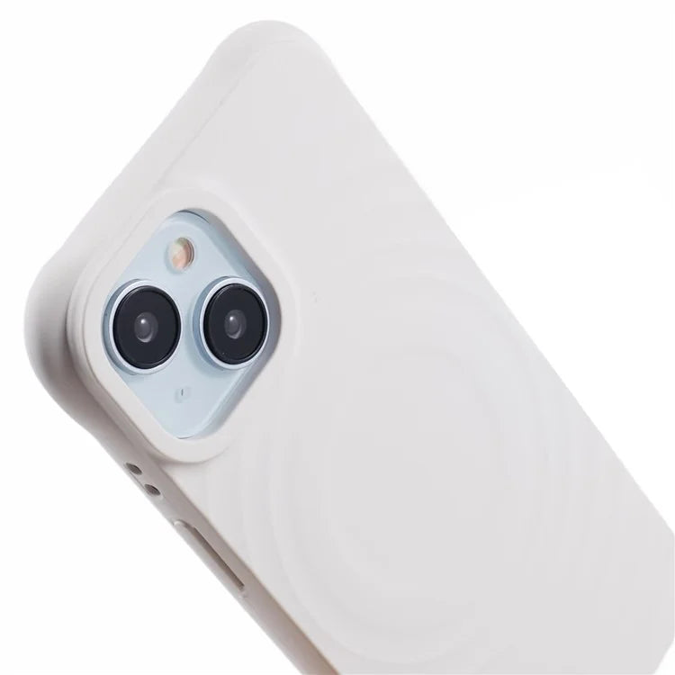 For iPhone 13 Case Compatible with MagSafe Fiber Lining Phone TPU Cover