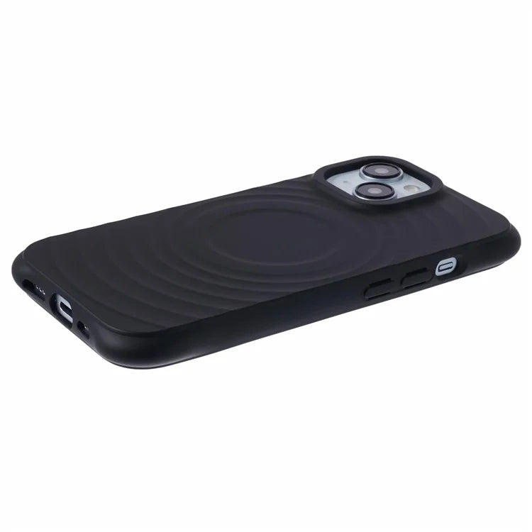 For iPhone 13 Case Compatible with MagSafe Fiber Lining Phone TPU Cover