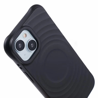 For iPhone 13 Case Compatible with MagSafe Fiber Lining Phone TPU Cover