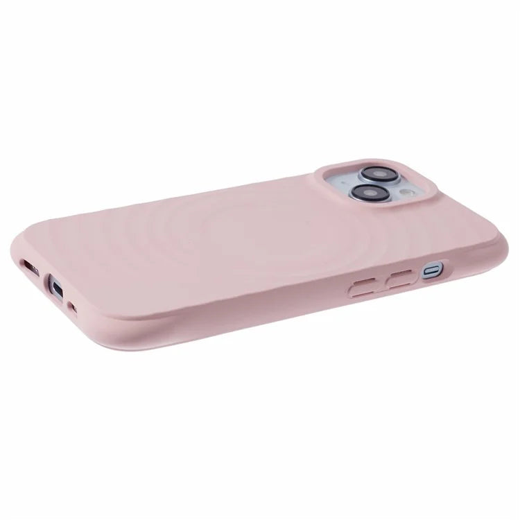 For iPhone 13 Case Compatible with MagSafe Fiber Lining Phone TPU Cover