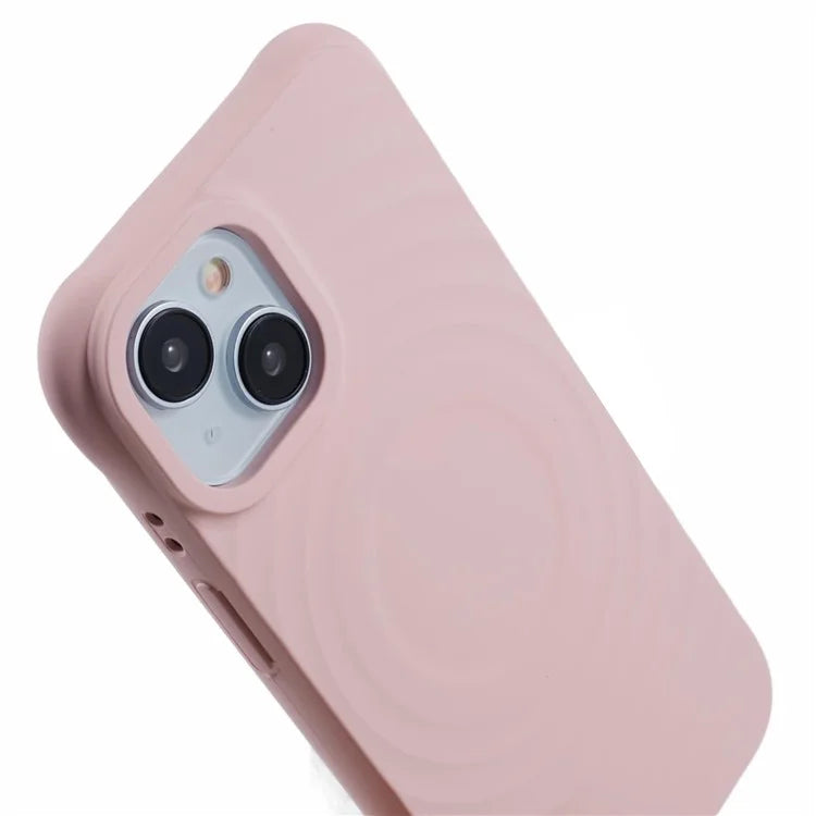 For iPhone 13 Case Compatible with MagSafe Fiber Lining Phone TPU Cover