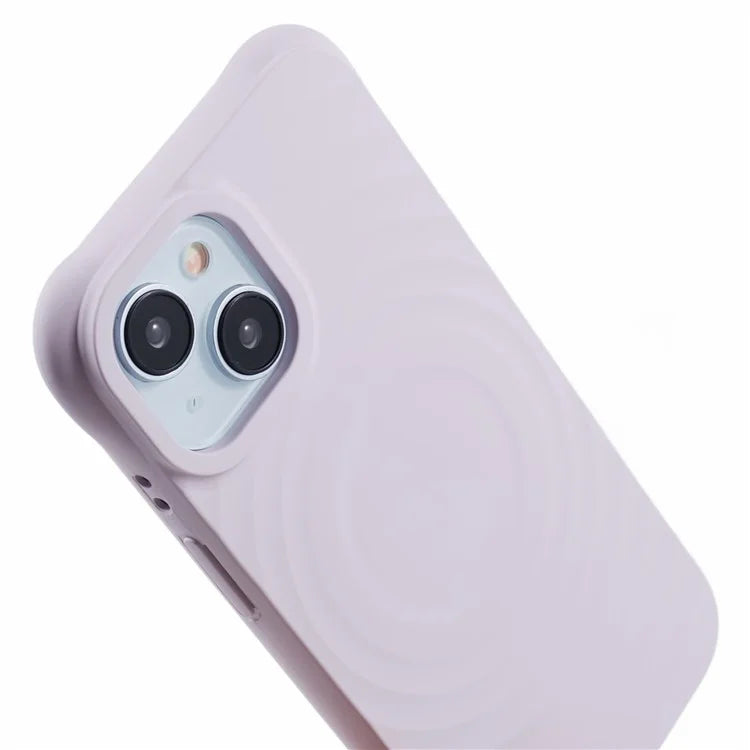 For iPhone 13 Case Compatible with MagSafe Fiber Lining Phone TPU Cover