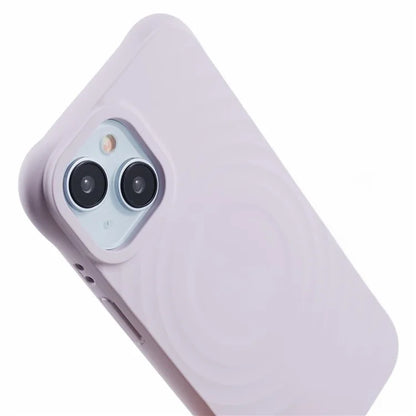 For iPhone 13 Case Compatible with MagSafe Fiber Lining Phone TPU Cover