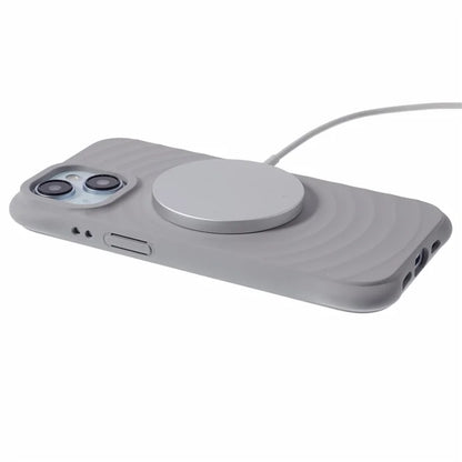 For iPhone 13 Case Compatible with MagSafe Fiber Lining Phone TPU Cover