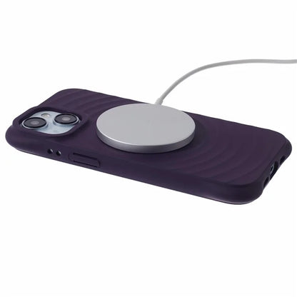 For iPhone 13 Case Compatible with MagSafe Fiber Lining Phone TPU Cover