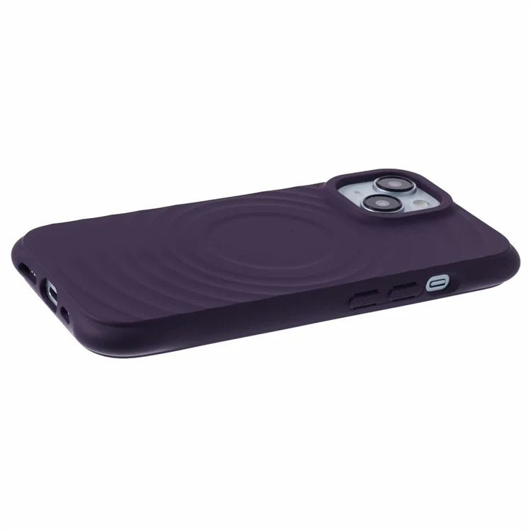 For iPhone 13 Case Compatible with MagSafe Fiber Lining Phone TPU Cover