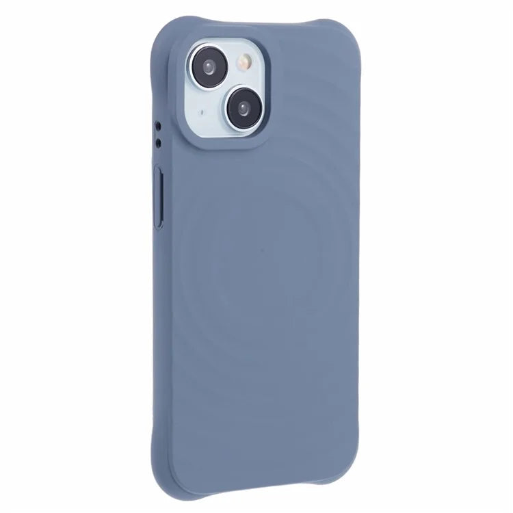 For iPhone 13 Case Compatible with MagSafe Fiber Lining Phone TPU Cover