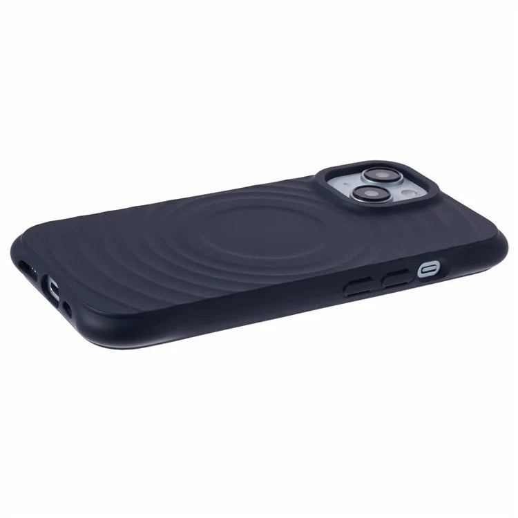 For iPhone 13 Case Compatible with MagSafe Fiber Lining Phone TPU Cover