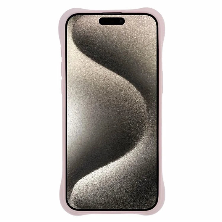 For iPhone 15 Pro Max TPU Case Fiber Lining Phone Cover Compatible with MagSafe