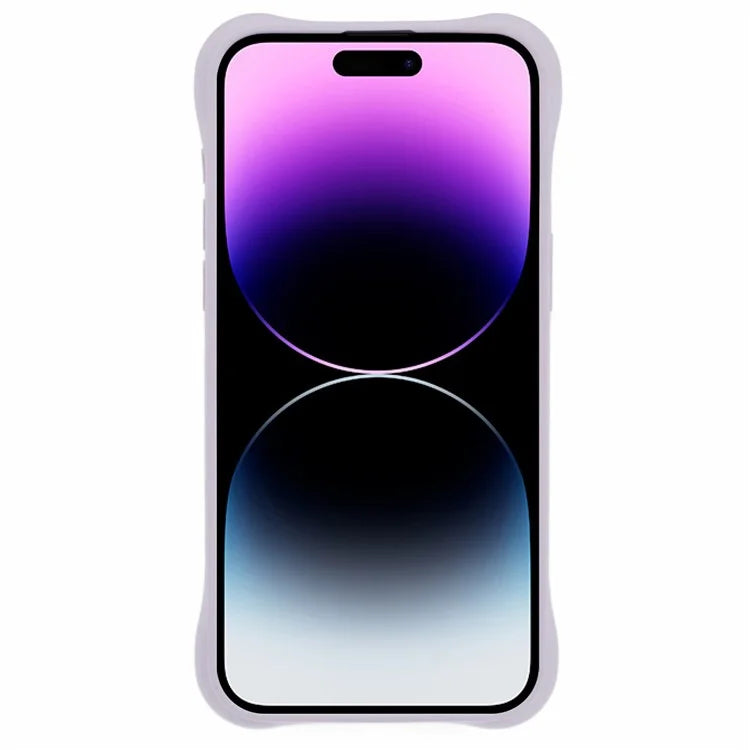 For iPhone 14 Pro Max TPU Case Fiber Lining Magnetic Absorption Phone Cover
