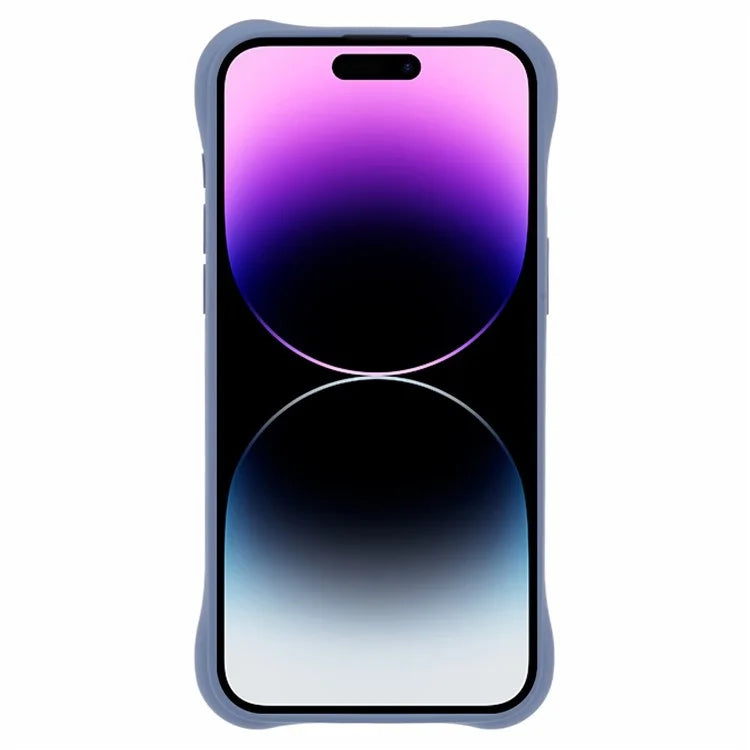 For iPhone 14 Pro Magntic Case Fiber Lining Rubberized TPU Back Cover Drop Protection