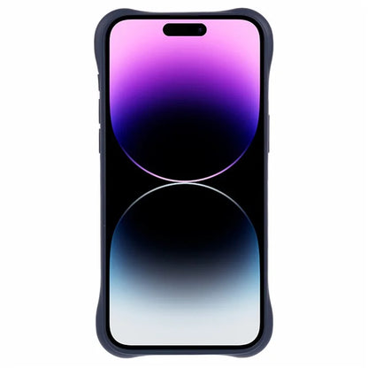 For iPhone 14 Pro Magntic Case Fiber Lining Rubberized TPU Back Cover Drop Protection