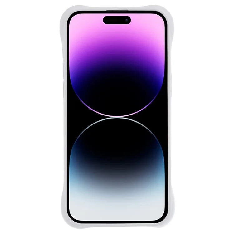 For iPhone 14 Pro Magntic Case Fiber Lining Rubberized TPU Back Cover Drop Protection