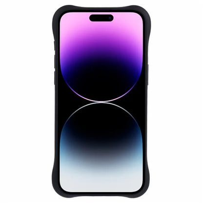 For iPhone 14 Pro Magntic Case Fiber Lining Rubberized TPU Back Cover Drop Protection
