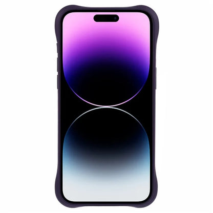 For iPhone 14 Pro Magntic Case Fiber Lining Rubberized TPU Back Cover Drop Protection