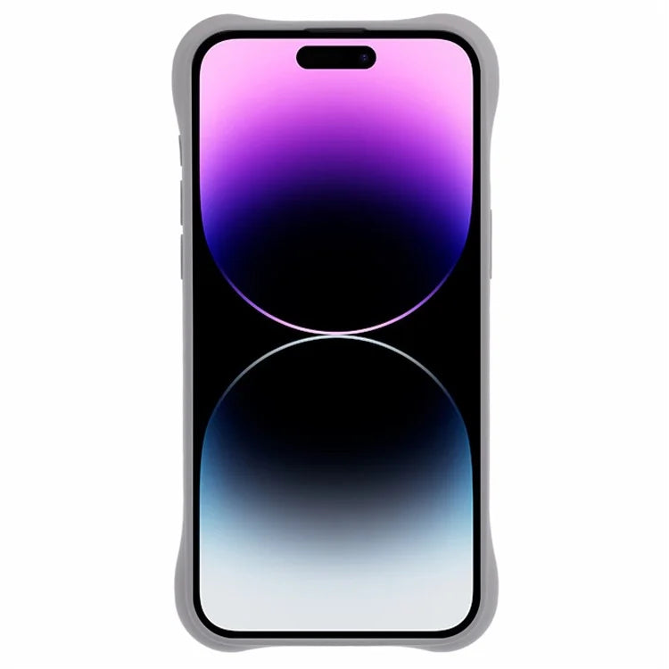 For iPhone 14 Pro Magntic Case Fiber Lining Rubberized TPU Back Cover Drop Protection