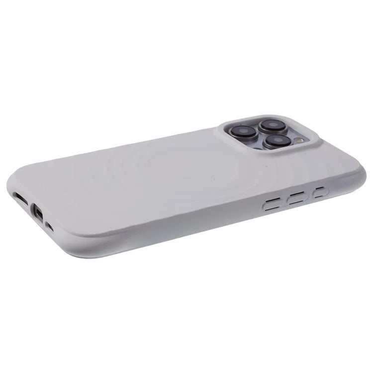 For iPhone 13 Pro Max TPU Case Compatible with MagSafe Fiber Lining Protective Cover