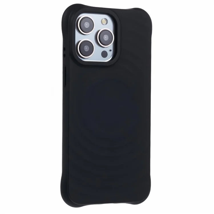 For iPhone 13 Pro Max TPU Case Compatible with MagSafe Fiber Lining Protective Cover