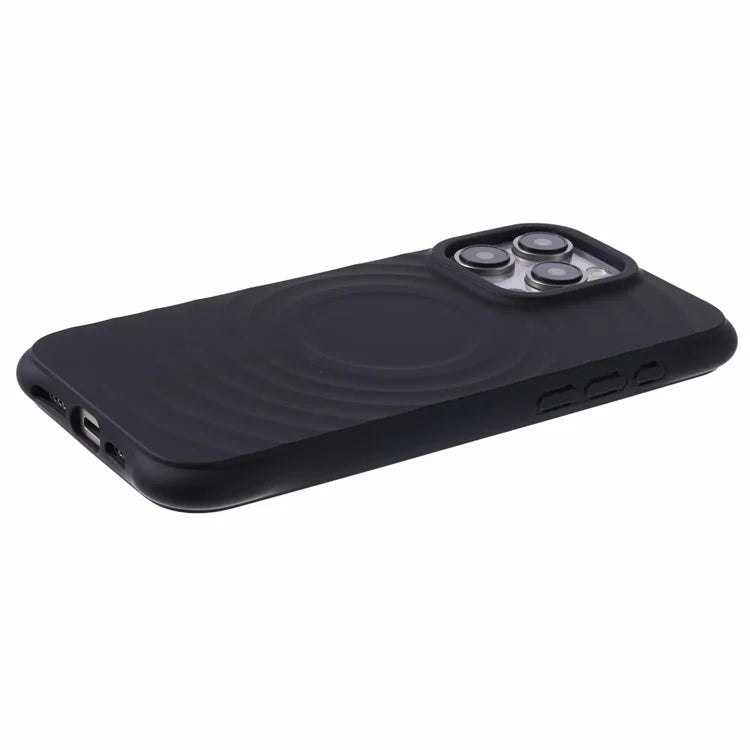 For iPhone 13 Pro Max TPU Case Compatible with MagSafe Fiber Lining Protective Cover