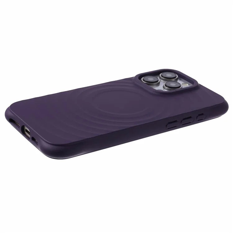 For iPhone 13 Pro Max TPU Case Compatible with MagSafe Fiber Lining Protective Cover