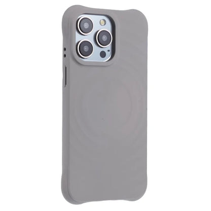 For iPhone 13 Pro Max TPU Case Compatible with MagSafe Fiber Lining Protective Cover