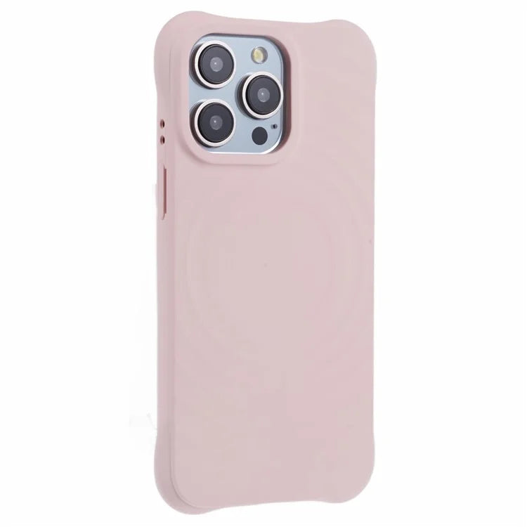 For iPhone 13 Pro Max TPU Case Compatible with MagSafe Fiber Lining Protective Cover