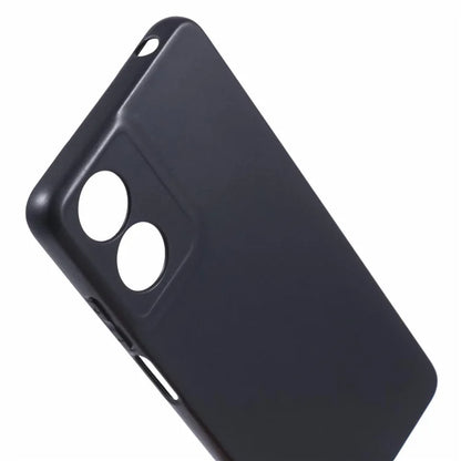 Black Phone Case for Motorola Moto G04 4G Glossy Flexible TPU Phone Cover Shell