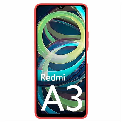 For Xiaomi Redmi A3 Case Fiber Lining Rubberized TPU Cover (Precise Lens Cutout)
