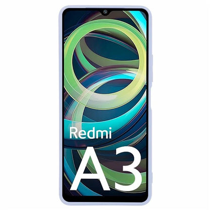 For Xiaomi Redmi A3 Case Fiber Lining Rubberized TPU Cover (Precise Lens Cutout)