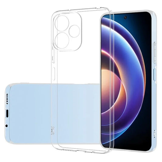 For Xiaomi Redmi 12 5G (Global) Case Lens Protection TPU Transparent Phone Cover