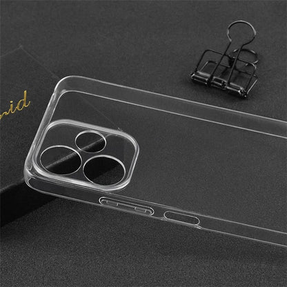 For Xiaomi Redmi 12 5G (Global) Case Lens Protection TPU Transparent Phone Cover