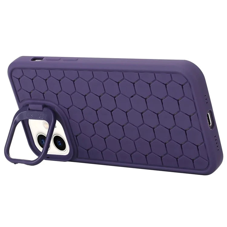 For iPhone 12 / 12 Pro Case Camera Kickstand TPU Cooling Magnetic Phone Cover