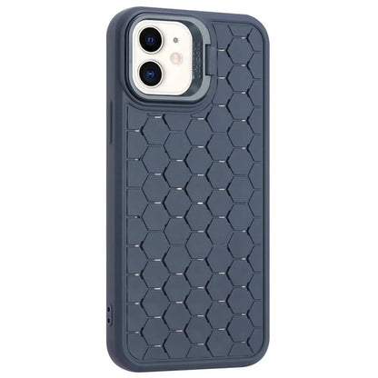 For iPhone 12 / 12 Pro Case Camera Kickstand TPU Cooling Magnetic Phone Cover