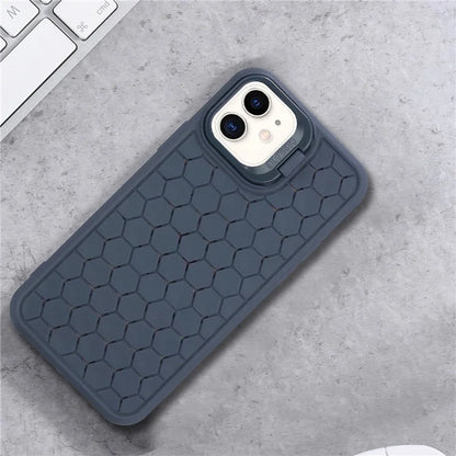 For iPhone 12 / 12 Pro Case Camera Kickstand TPU Cooling Magnetic Phone Cover