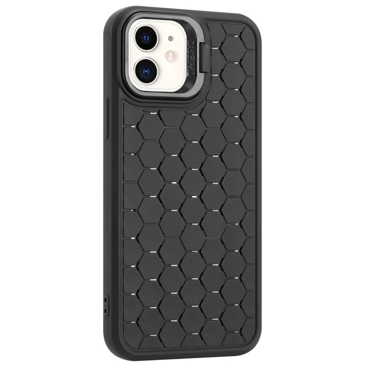 For iPhone 12 / 12 Pro Case Camera Kickstand TPU Cooling Magnetic Phone Cover