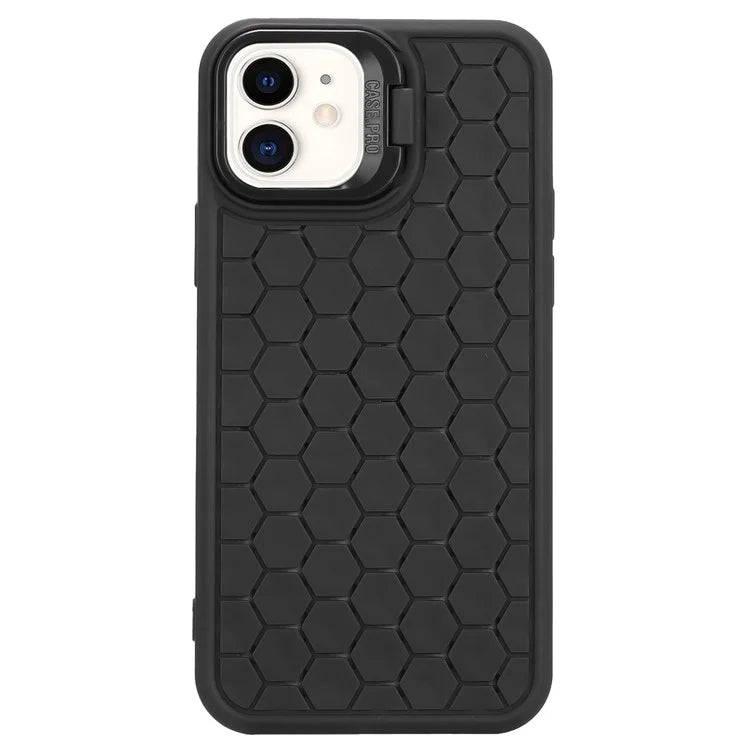 For iPhone 12 / 12 Pro Case Camera Kickstand TPU Cooling Magnetic Phone Cover