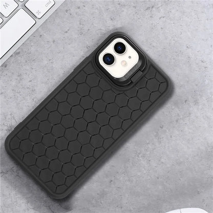 For iPhone 12 / 12 Pro Case Camera Kickstand TPU Cooling Magnetic Phone Cover