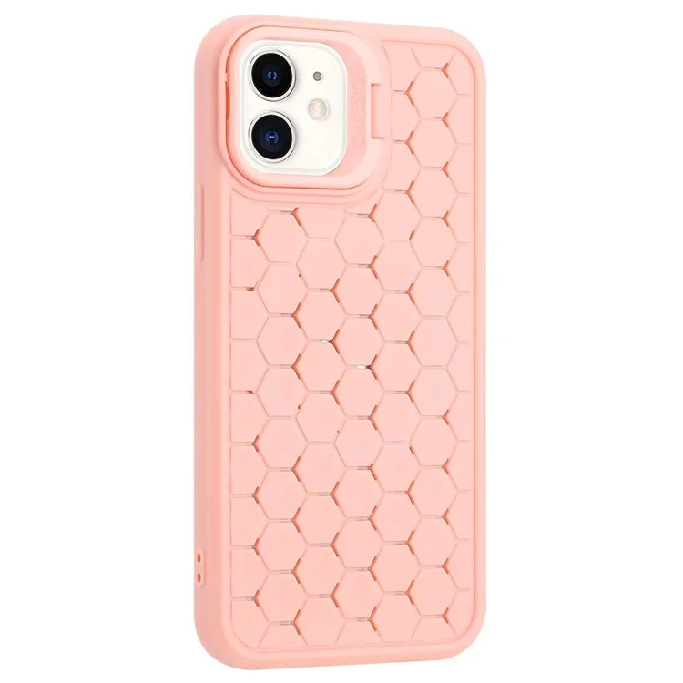 For iPhone 12 / 12 Pro Case Camera Kickstand TPU Cooling Magnetic Phone Cover