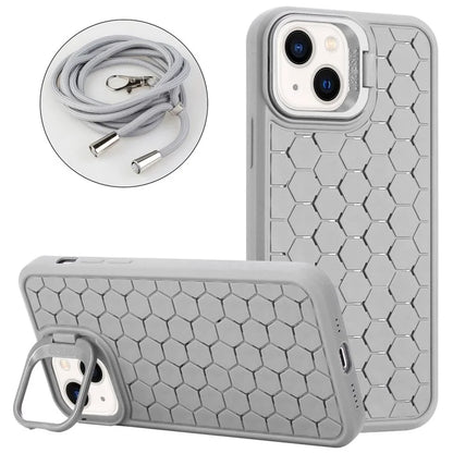 For iPhone 15 Heat Dissipation Case TPU Crossbody Phone Cover Compatible with MagSafe