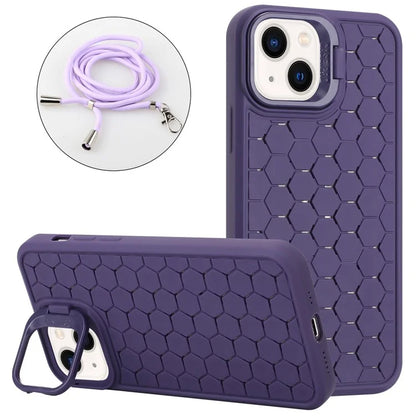 For iPhone 15 Heat Dissipation Case TPU Crossbody Phone Cover Compatible with MagSafe