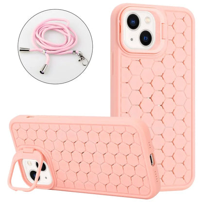 For iPhone 15 Heat Dissipation Case TPU Crossbody Phone Cover Compatible with MagSafe