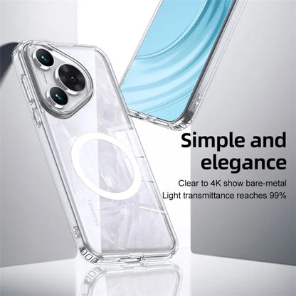 For Huawei P70 Pro Magnetic Phone Case Compatible with MagSafe PC+TPU Cover