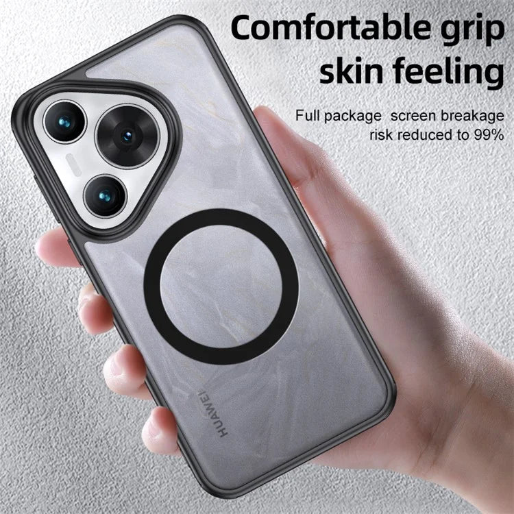 For Huawei P70 Pro Magnetic Phone Case Compatible with MagSafe PC+TPU Cover